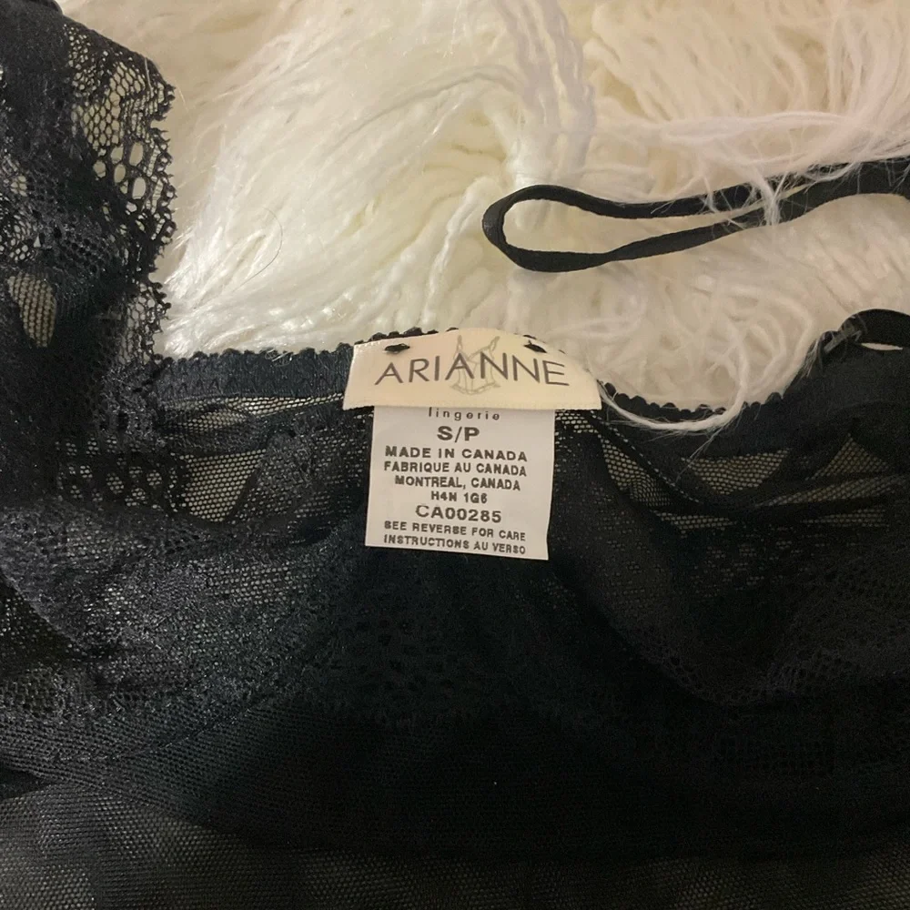 Black, lacey, supportive, underwire, thong teddy